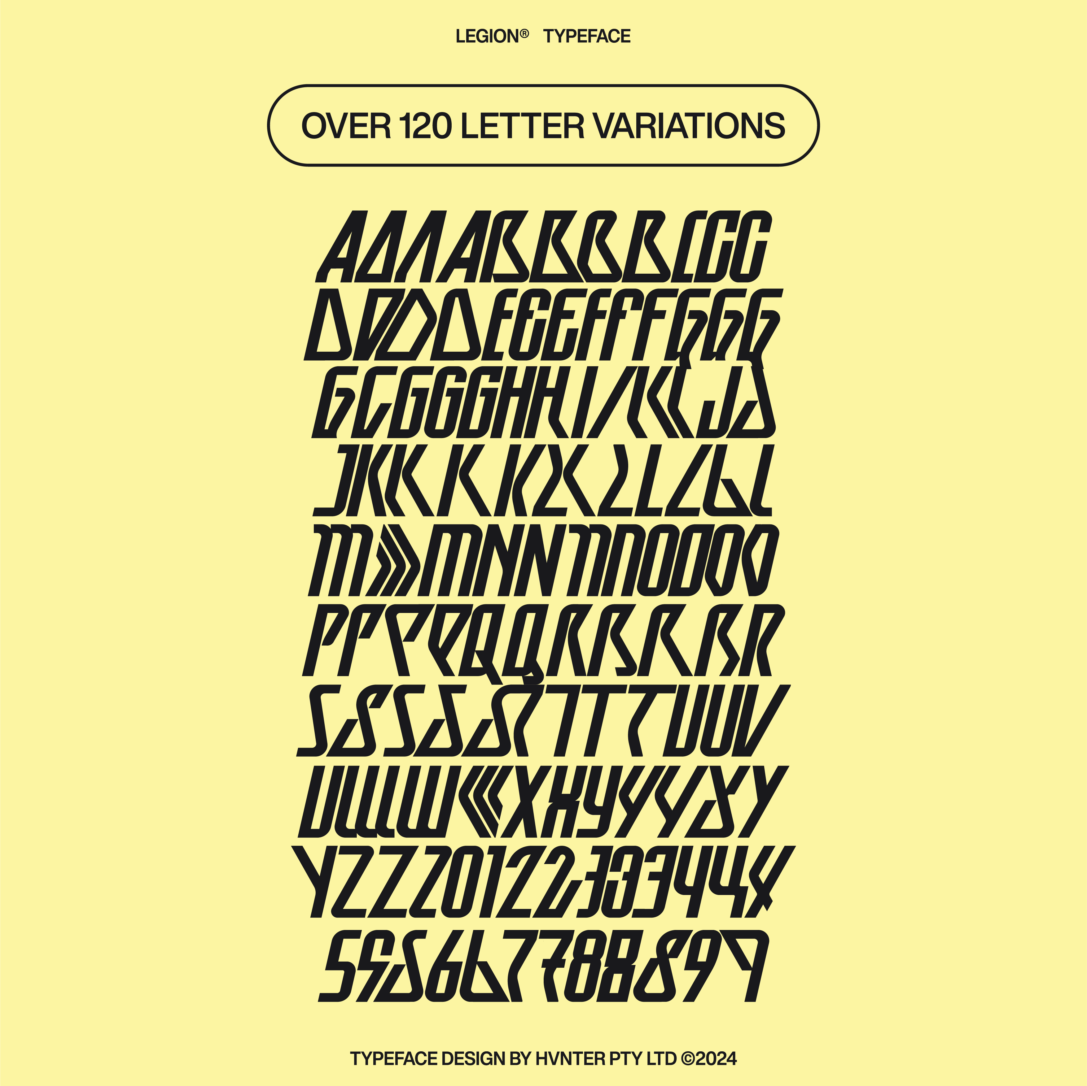 Legion Typeface - secret-cache