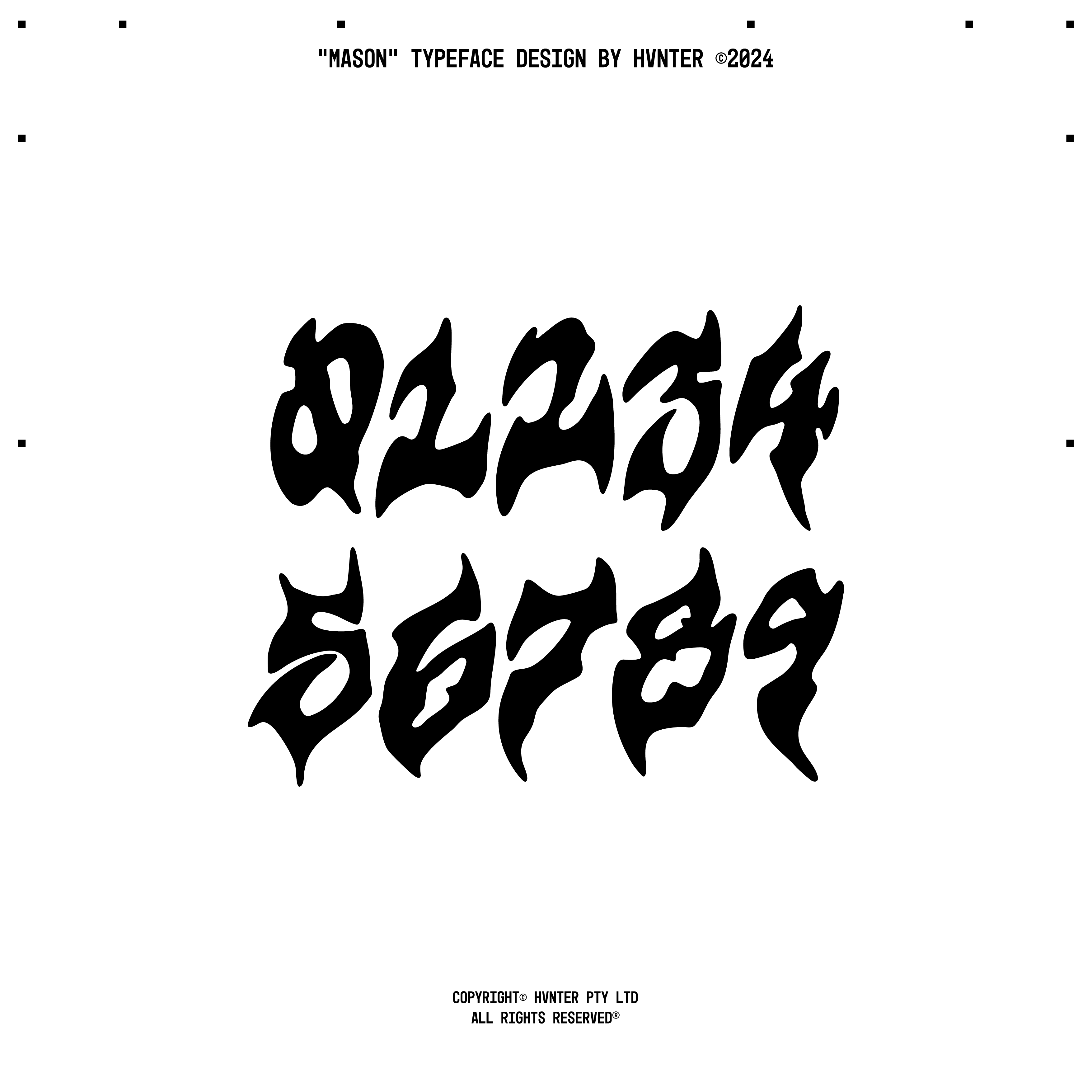 Mason Typeface - secret-cache