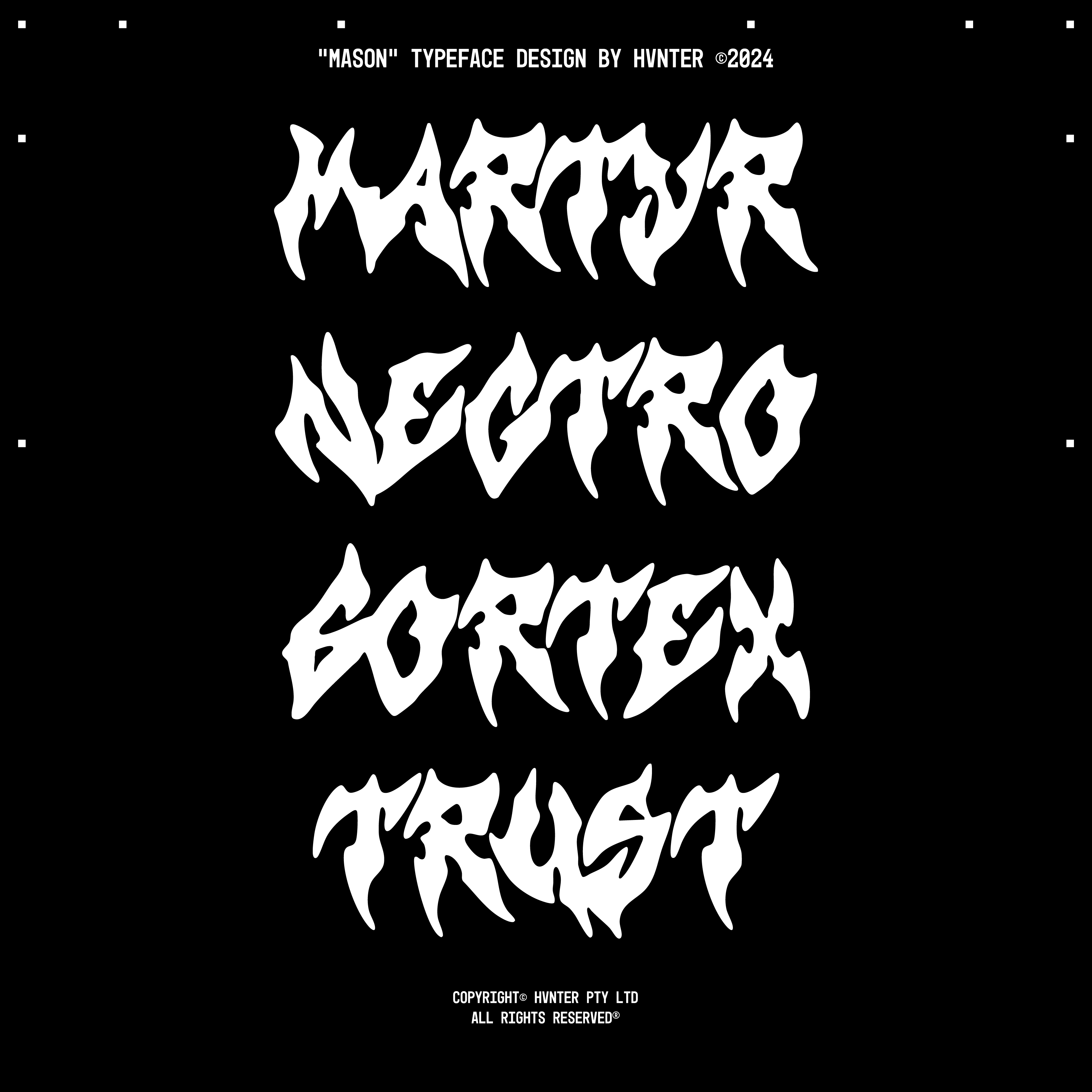 Mason Typeface - secret-cache