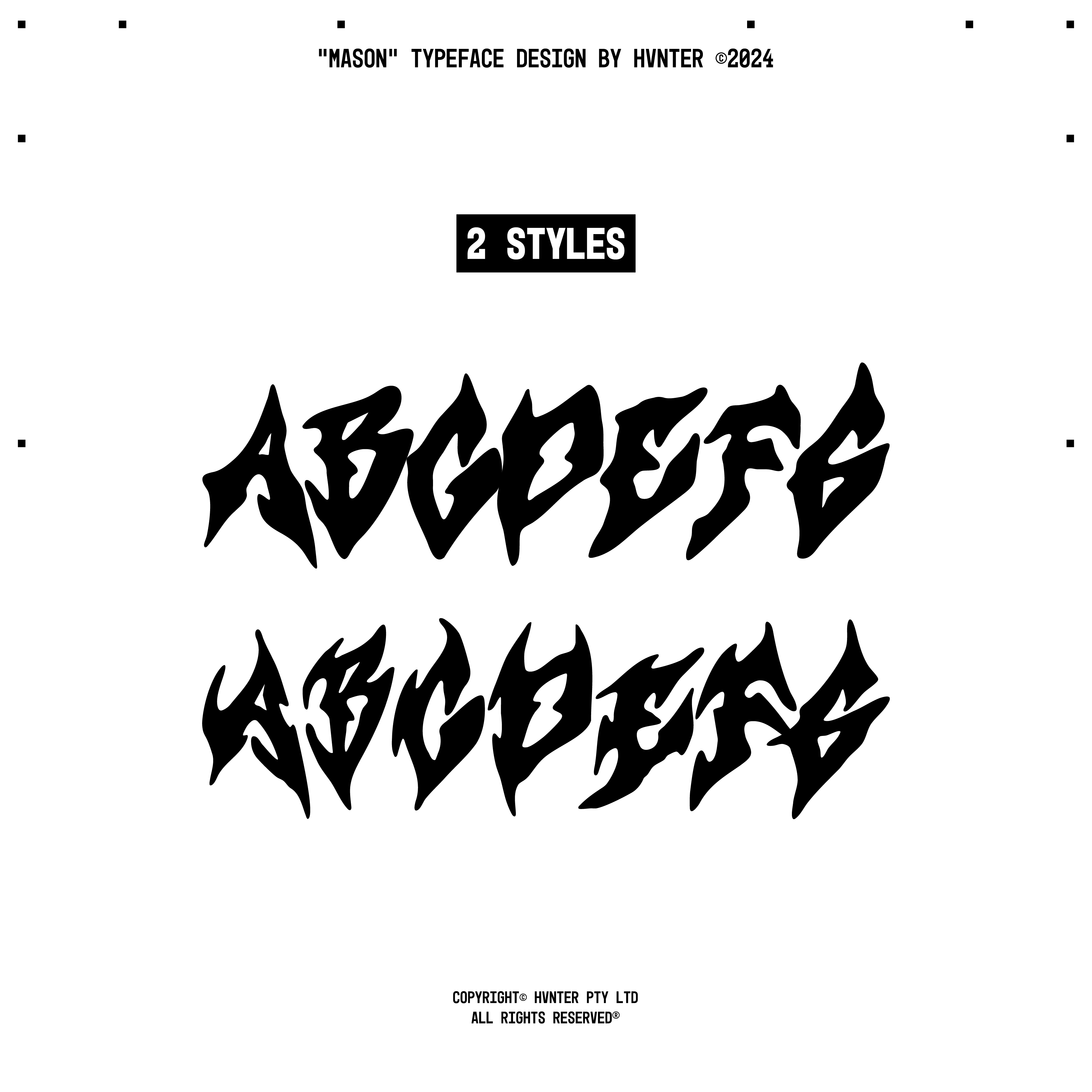 Mason Typeface - secret-cache