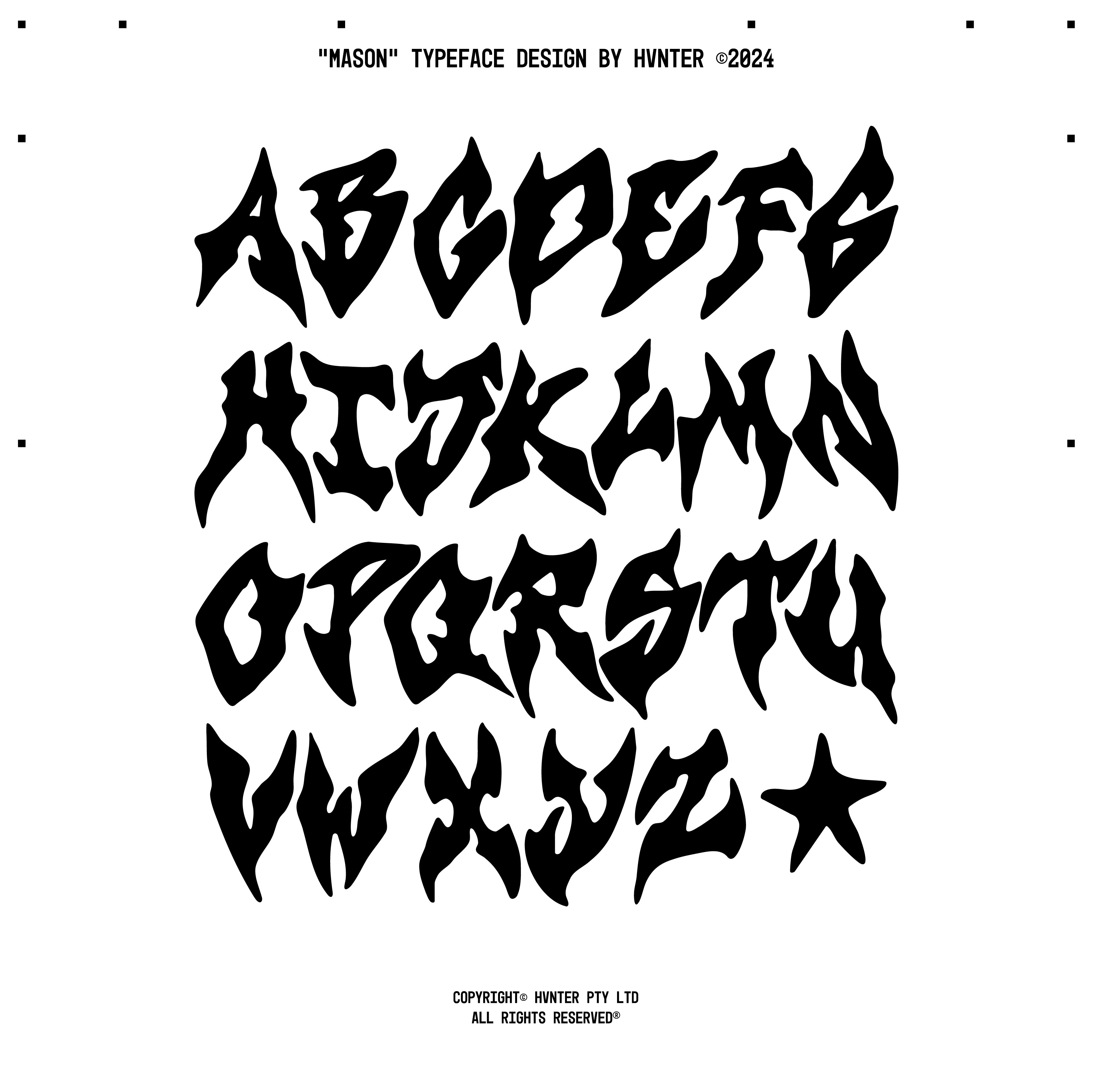 Mason Typeface - secret-cache