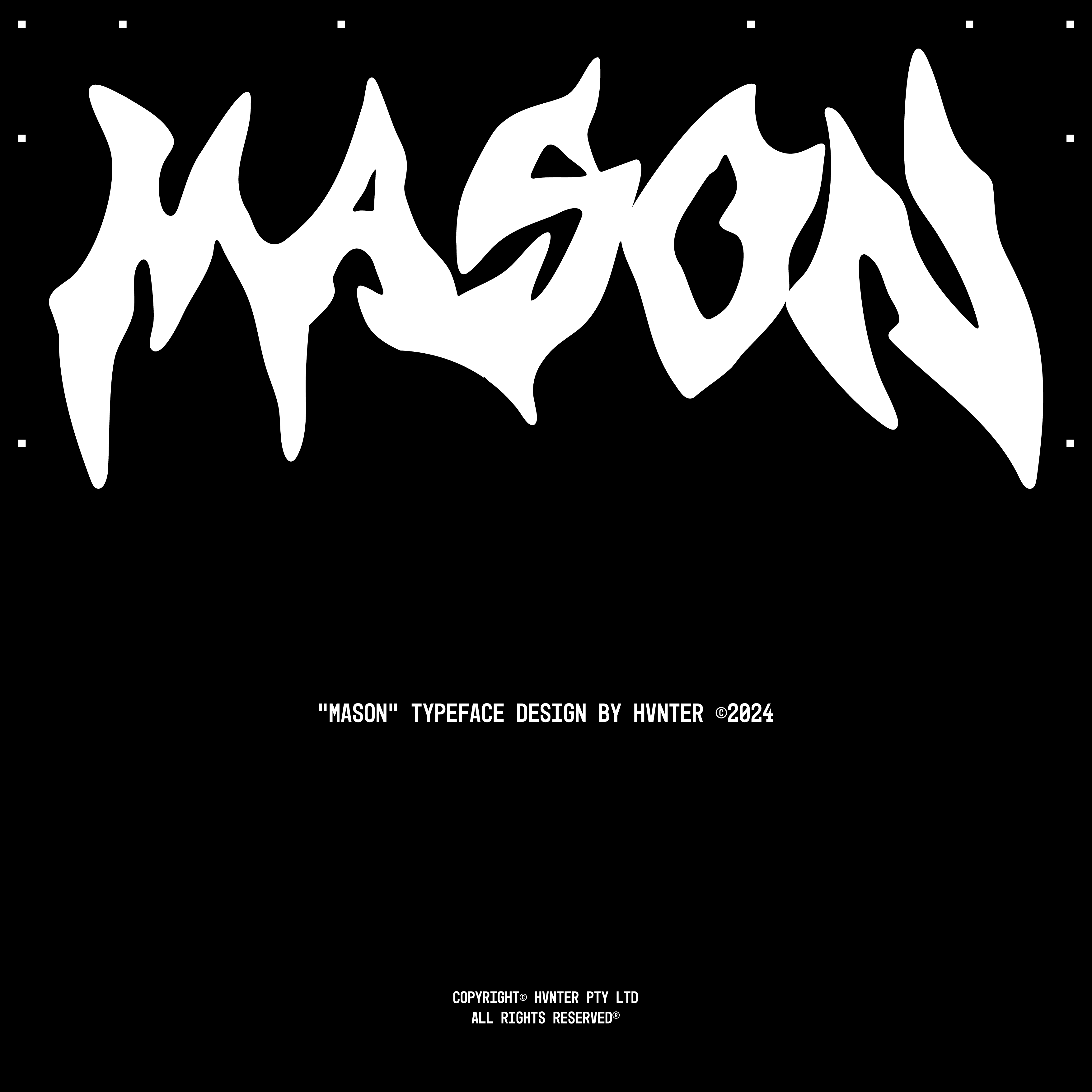 Mason Typeface - secret-cache