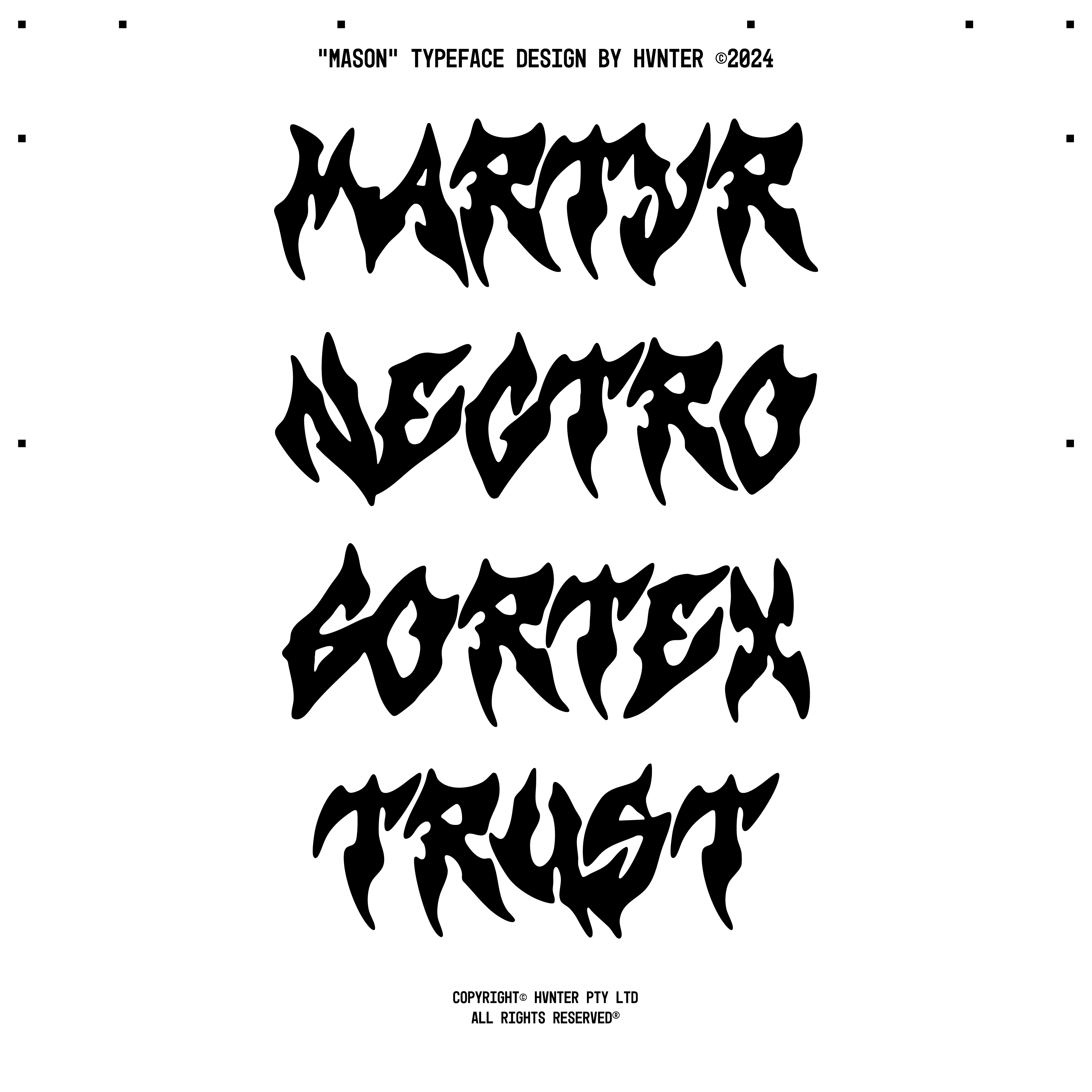 Mason Typeface - secret-cache