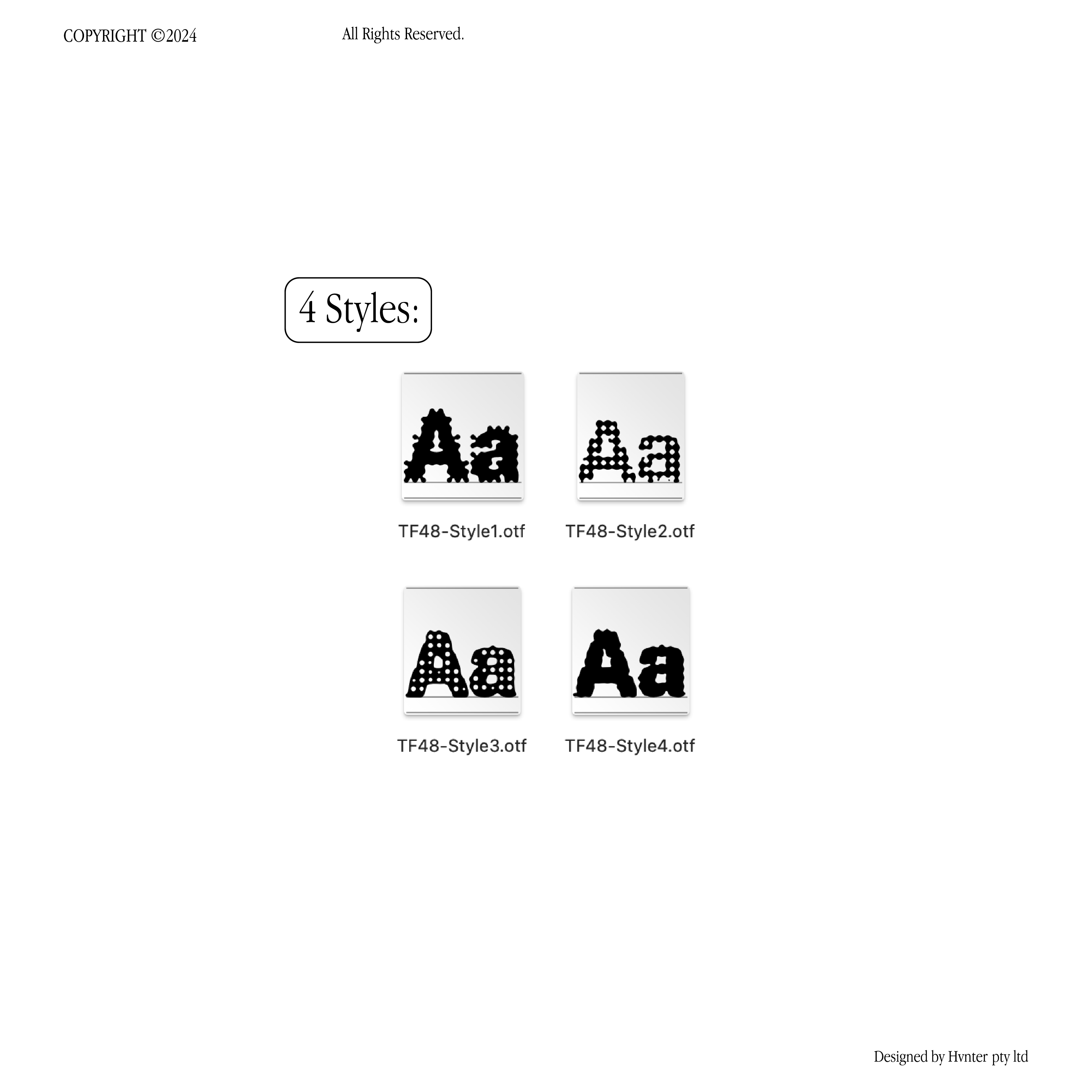 TF48 Typeface - secret-cache