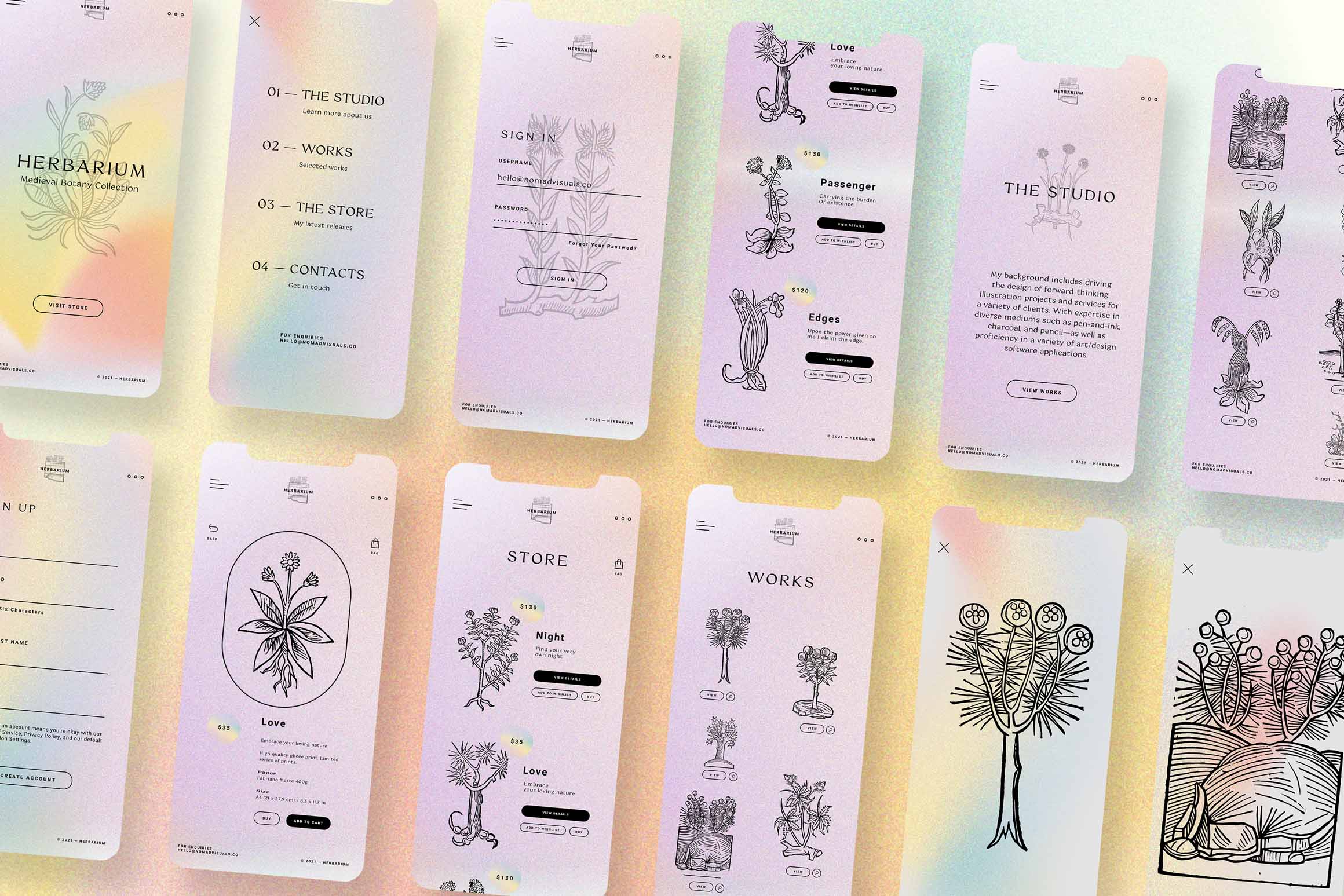 Herbarium Medieval Botany Collection - secret-cache