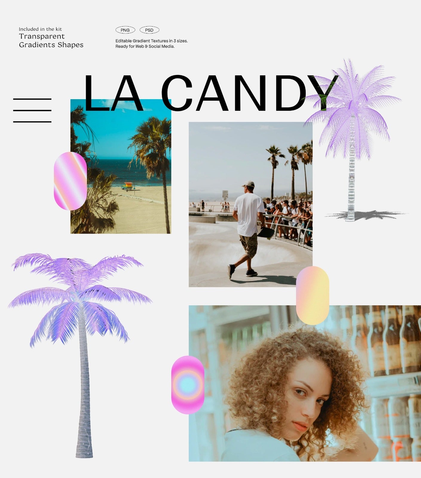 LA Candy Gradients & Shapes Bundle - secret-cache