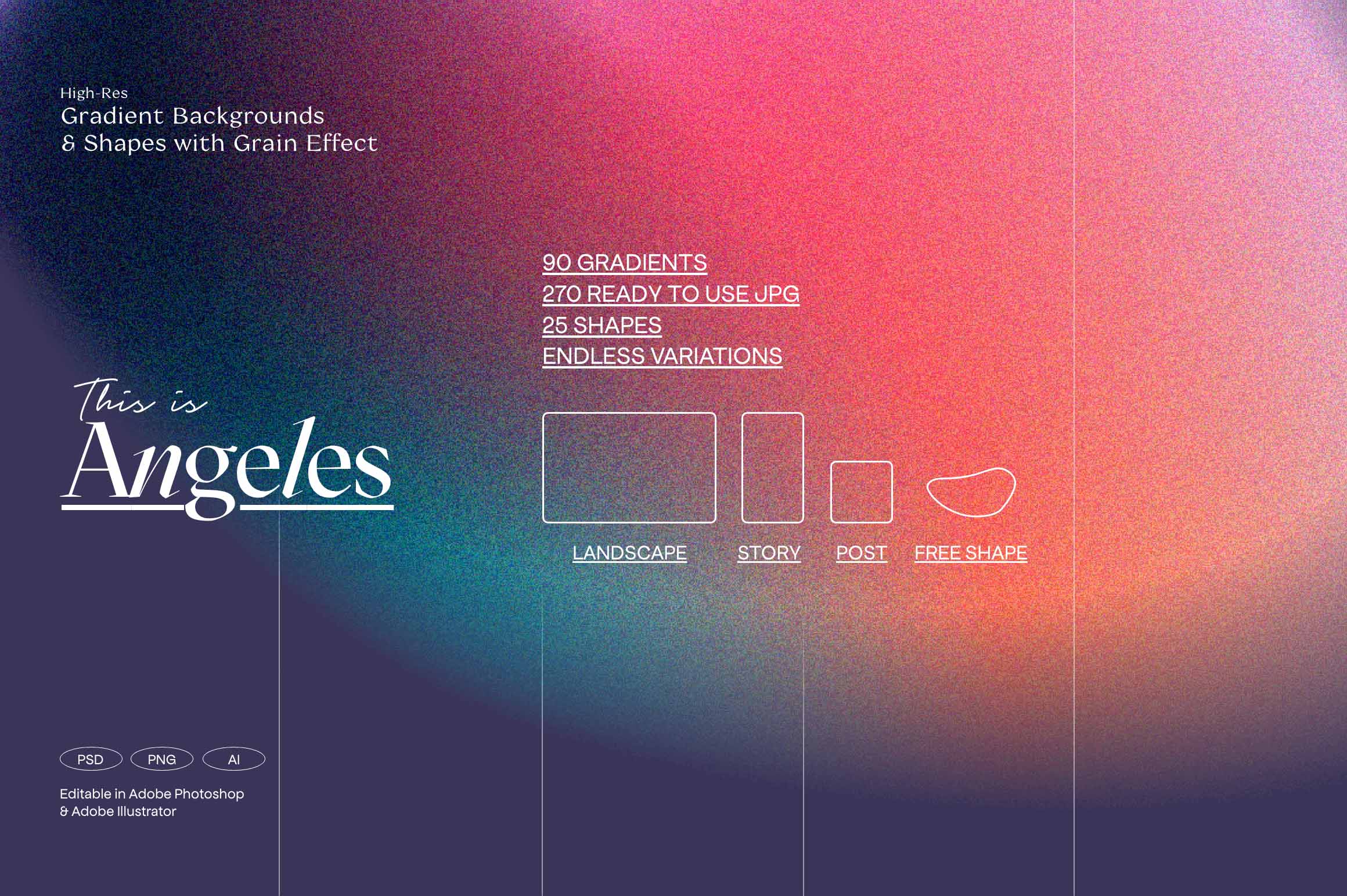 Retro Gradients & Shapes - secret-cache