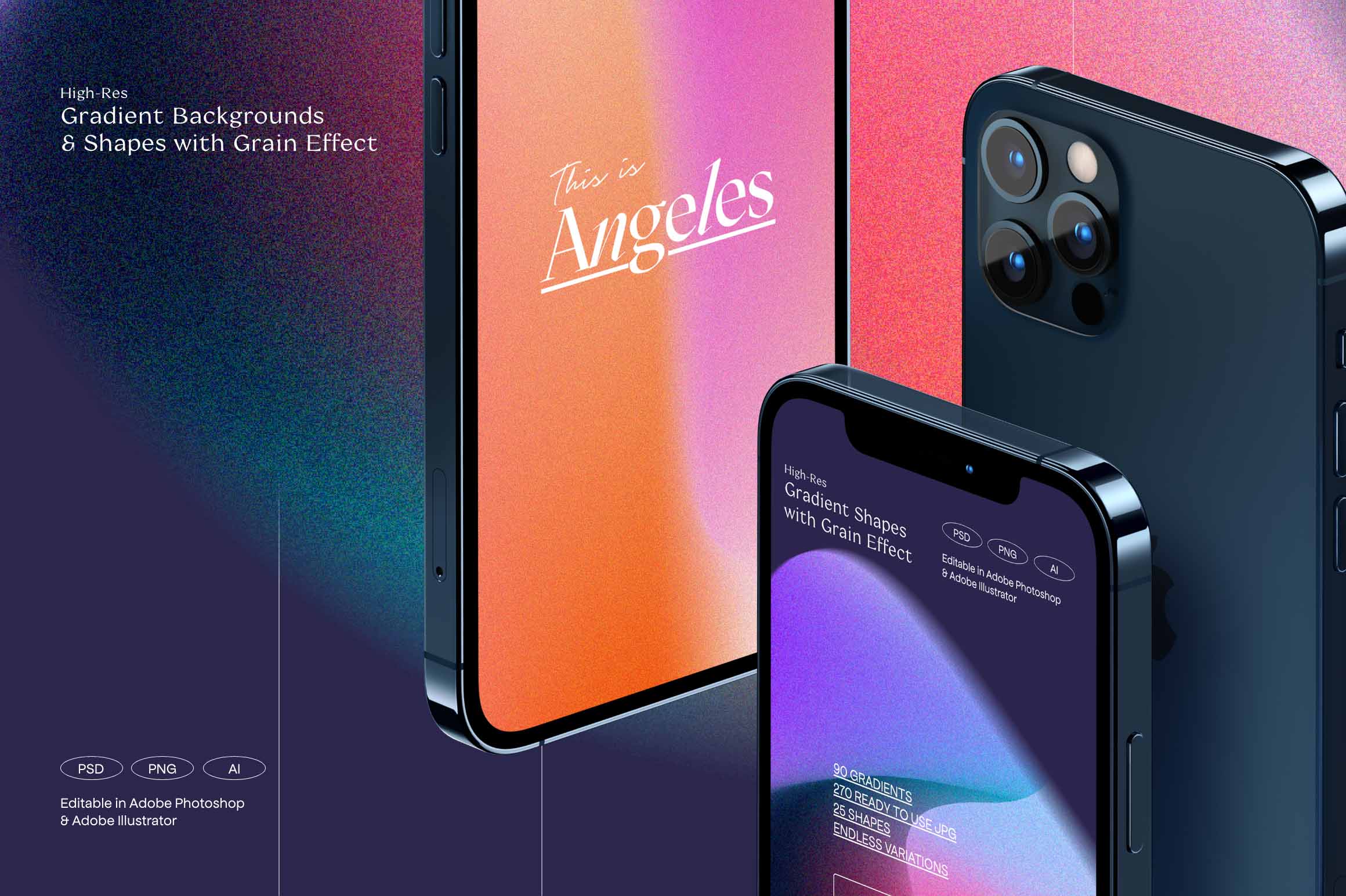 Retro Gradients & Shapes - secret-cache