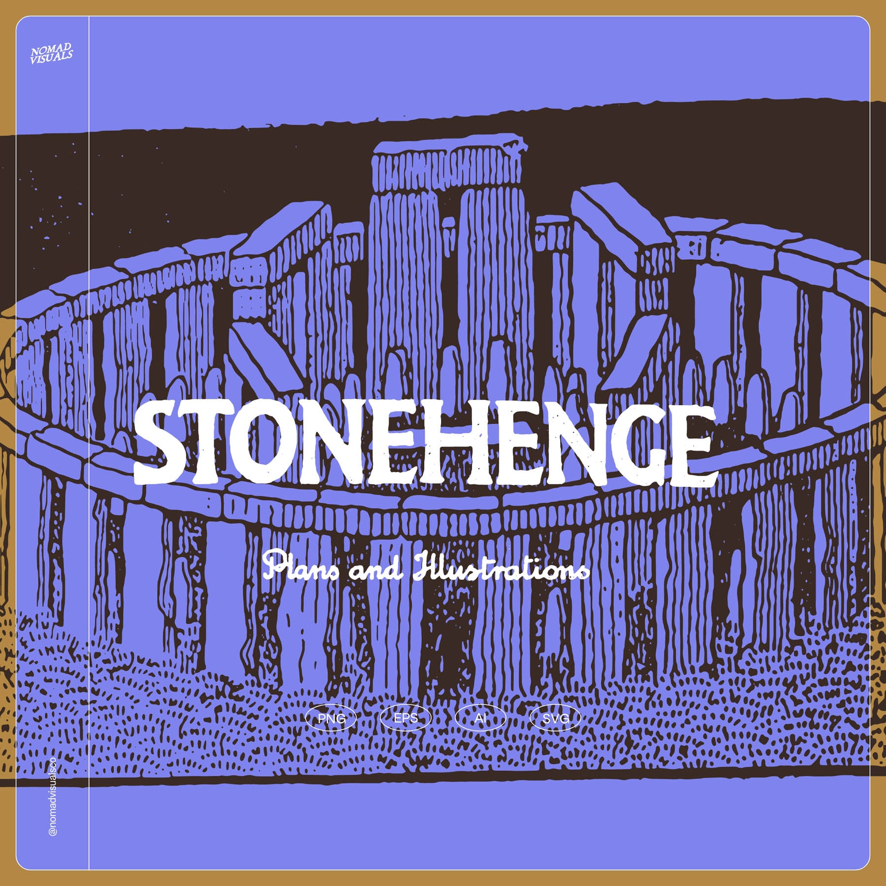 Stonehenge Illustrations - secret-cache