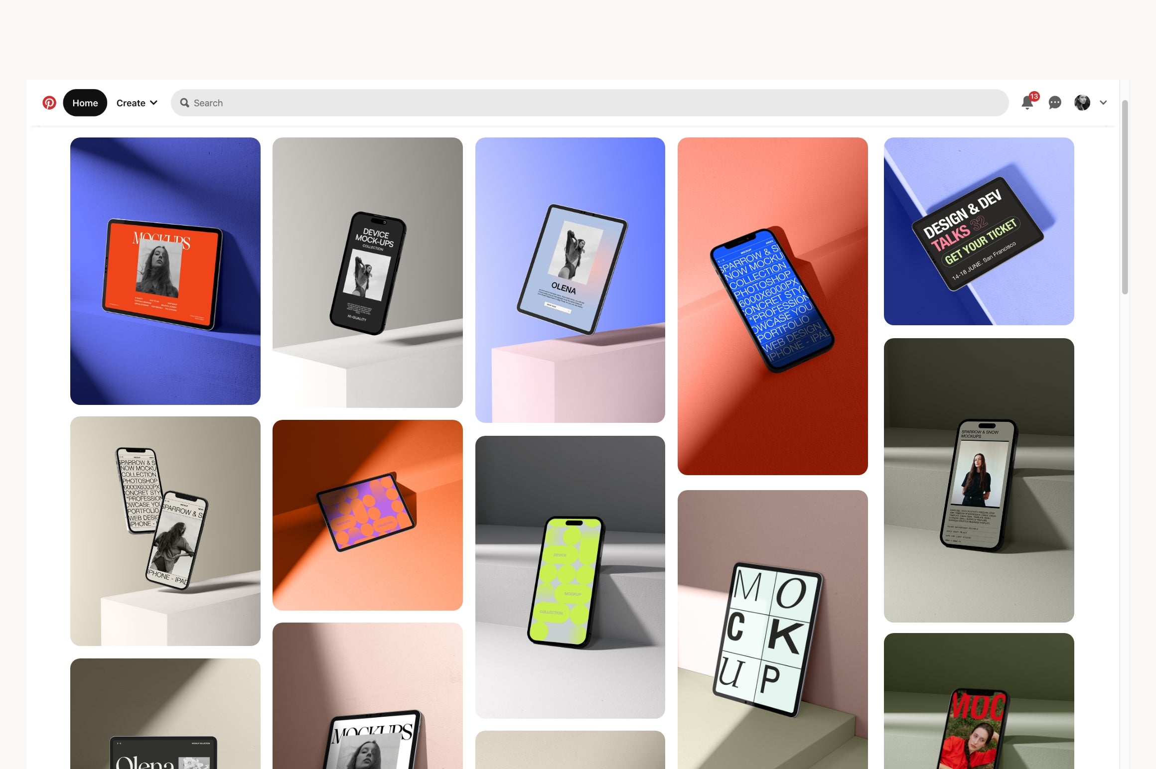 Olena - Device Mockups - secret-cache