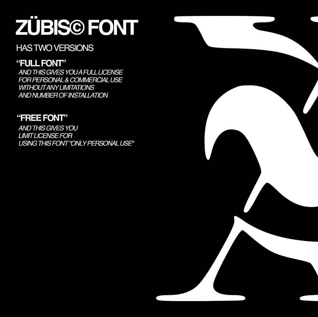 Zübis Typeface - secret-cache